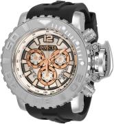 Invicta Herrklocka 32618 Sea Hunter Silverfärgad/Gummi Ø58 mm