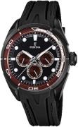 Festina Herrklocka F16610-D Svart/Gummi Ø45 mm