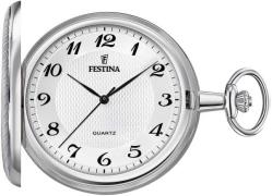 Festina Herrklocka F2024-1 Bolsillo Silverfärgad Ø49 mm