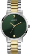 Guess Herrklocka GW0010G2 Grön/Gulguldtonat stål Ø44 mm