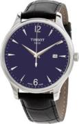 Tissot Herrklocka T063.610.16.047.00 Tradition Blå/Läder Ø42 mm