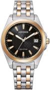 Citizen Damklocka EO1213-85E Eco Drive 180 Svart/Roséguldstonat