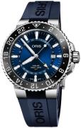 Oris Herrklocka 01 798 7754 4135-07 4 24 65EB Diving Blå/Gummi