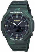 Casio Herrklocka GA-2100FR-3AER G-Shock Svart/Resinplast Ø45.4 mm