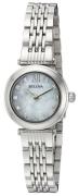 Bulova Damklocka 96P167 Dress Vit/Stål Ø24.5 mm