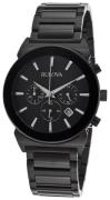 Bulova Herrklocka 98B215 Svart/Stål Ø40 mm