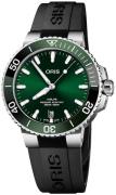 Oris Herrklocka 01 733 7732 4157-07 4 21 64FC Diving Grön/Gummi