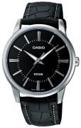 Casio Herrklocka MTP-1303PL-1AVEF Collection Svart/Läder Ø47 mm