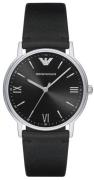 Emporio Armani Herrklocka AR11013 Dress Svart/Läder Ø41 mm