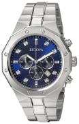 Bulova Herrklocka 96D138 Blå/Stål Ø44 mm