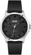 Hugo Boss Herrklocka 1530188 First Grå/Läder Ø43 mm