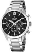 Festina Herrklocka F20343-8 Svart/Stål Ø43.5 mm