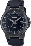 Casio Herrklocka MTP-E173BL-1AVEF Collection Svart/Läder Ø41.5 mm