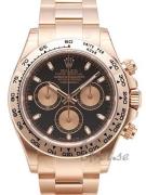 Rolex Herrklocka 116505-0002 Daytona Svart/18 karat roséguld Ø40 mm