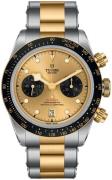 Tudor M79363N-0007 Black Bay Chrono Champagnefärgad/Gulguldtonat