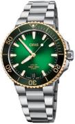 Oris Herrklocka 01 400 7769 6357-07 8 22 09PEB Aquis Grön/Stål