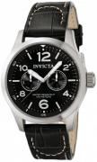 Invicta Herrklocka 0764 I-Force Military Svart/Läder Ø48 mm