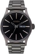 Nixon Herrklocka A3565084-00 The Sentry Svart/Stål Ø42 mm