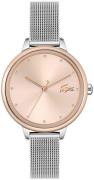 Lacoste Damklocka 2001202 Cannes Roséguldstonad/Stål Ø34 mm