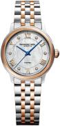 Raymond Weil Damklocka 2131-SP5-00966 Maestro Vit/Roséguldstonat