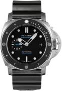 Panerai Herrklocka PAM00683 Luminor Svart/Gummi Ø42 mm