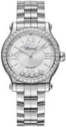 Chopard Damklocka 278608-3004 Happy Sport Silverfärgad/Stål Ø33 mm