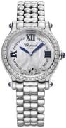 Chopard Damklocka 278610-3002 Happy Sport Vit/Stål Ø33 mm