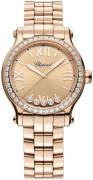 Chopard Damklocka 275378-5009 Happy Sport Roséguldstonad/18 karat