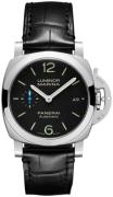 Panerai PAM01372 Luminor Svart/Läder Ø40 mm