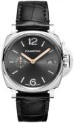 Panerai Herrklocka PAM01250 Luminor Grå/Läder Ø42 mm