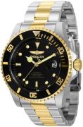 Invicta Herrklocka 36973 Pro Diver Svart/Gulguldtonat stål Ø44 mm