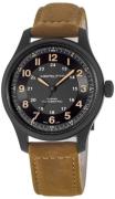 Hamilton Herrklocka H70665533 Khaki Field Svart/Läder Ø42 mm