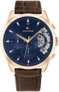 Tommy Hilfiger Herrklocka 1710453 Baker Blå/Läder Ø44 mm