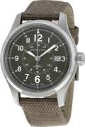 Hamilton Herrklocka H32705521 Silverfärgad/Läder Ø42 mm