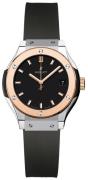 Hublot Damklocka 581.NO.1181.RX Classic Fusion Svart/Gummi Ø33 mm