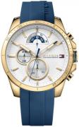 Tommy Hilfiger Herrklocka 1791353 Other Vit/Gummi Ø48 mm