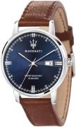 Maserati Herrklocka R8851130003 Eleganza Blå/Läder Ø42 mm