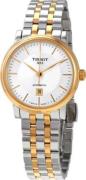 Tissot Damklocka T122.207.22.031.00 Carson Silverfärgad/Gulguldtonat