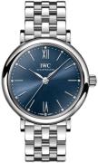 IWC Herrklocka IW357413 Portofino Blå/Stål Ø34 mm