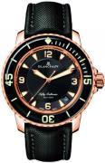 Blancpain Herrklocka 5015-3630-52A Sport Fifty Fathoms Svart/Textil