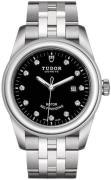 Tudor Damklocka M53000-0001 Glamour Date Svart/Stål Ø31 mm