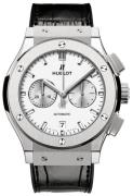 Hublot Herrklocka 541.NX.2611.LR Classic Fusion Silverfärgad/Läder