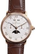 Blancpain Herrklocka 6685-3642-55B Villeret Silverfärgad/Läder Ø40