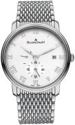 Blancpain Herrklocka 6606-1127-MMB Villeret Silverfärgad/Stål Ø40