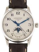 Longines Damklocka L2.409.4.78.3 Master Vit/Läder Ø34 mm