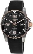 Longines Herrklocka L3.782.3.58.9 HydroConquest Svart/Gummi Ø43 mm