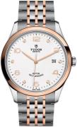 Tudor 1926 Herrklocka M91651-0011 Vit/Roséguldstonat stål Ø41 mm