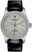 Tudor Damklocka M53020-0054 Glamour Date Silverfärgad/Läder Ø31 mm