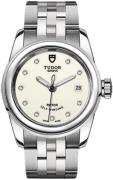 Tudor Damklocka M51000-0028 Glamour Date Vit/Stål Ø26 mm