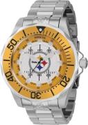 Invicta Herrklocka 42126 NFL Silverfärgad/Stål Ø47 mm